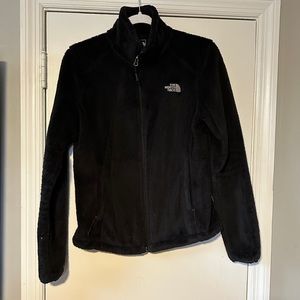 Black North Face Full Zip Fleece Jacket